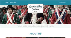 Desktop Screenshot of gasolinealleycostumes.com